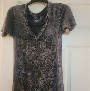 Affliction tunic top